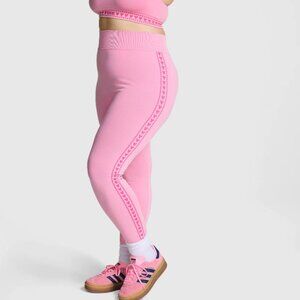 VS Pink Seamless Hearts Classic Leggings Dusk Pink M